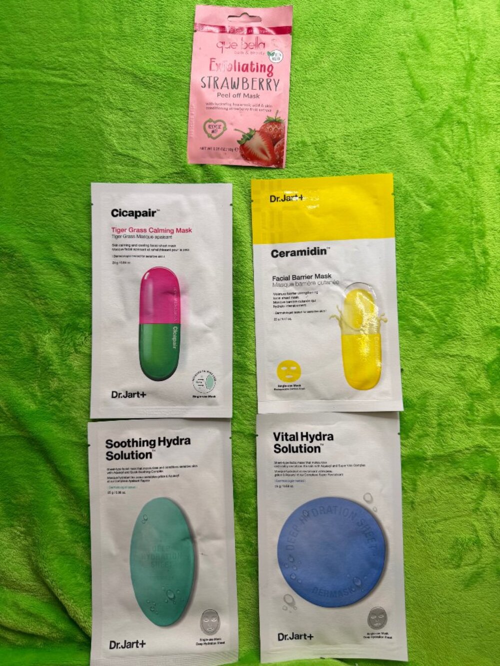 Dr Jart+ Sheet Mask Lot of 5 Cicapair Ceramidin Hydra NEW